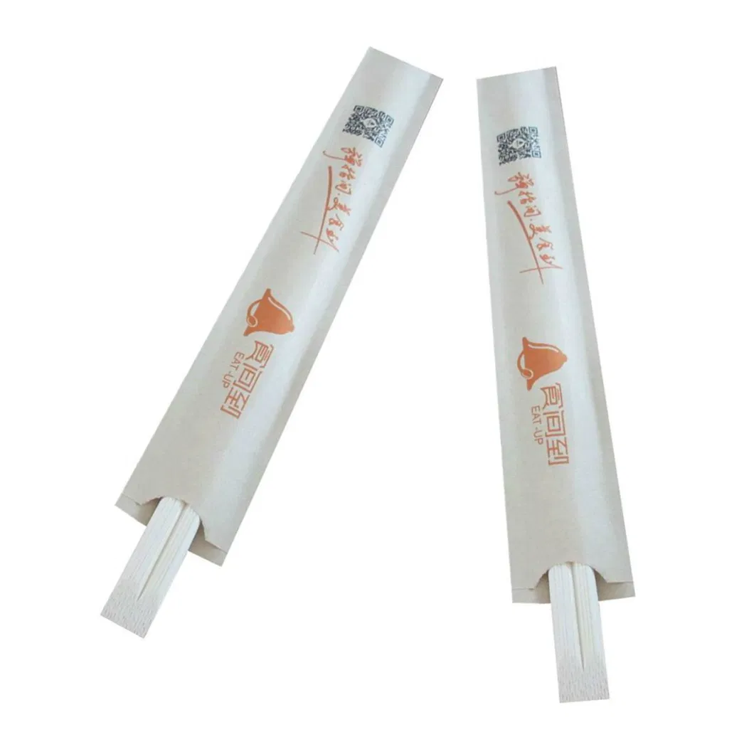 Home & Garden Eco-Friendly Half Paper Sleeves Chopsticks Disposable Bamboo Products