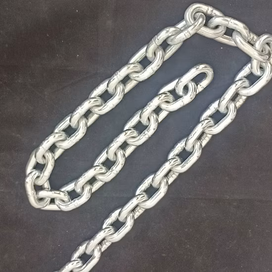 Mittlere Gliederkette G30 Verzinkte Gliederketten aus geschweißtem Stahl