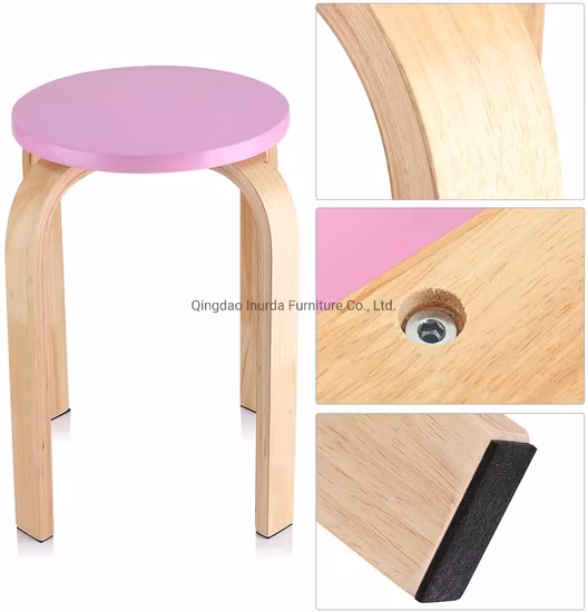 Handgewebter dekorativer Hocker für Wohnzimmer und Schlafzimmer. Tritthocker